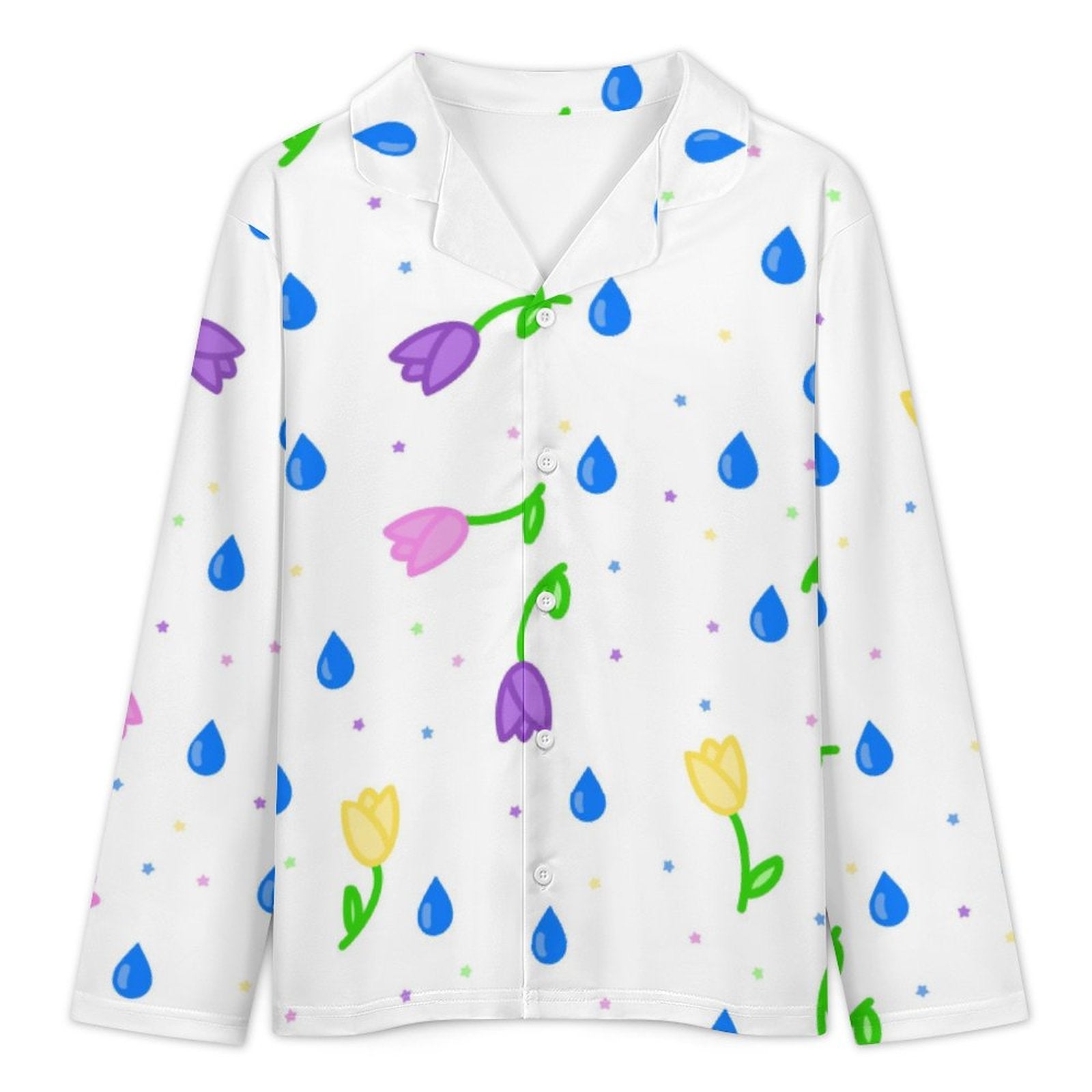 Petal Dripzzz - Long Sleeve Kid Pajama Set