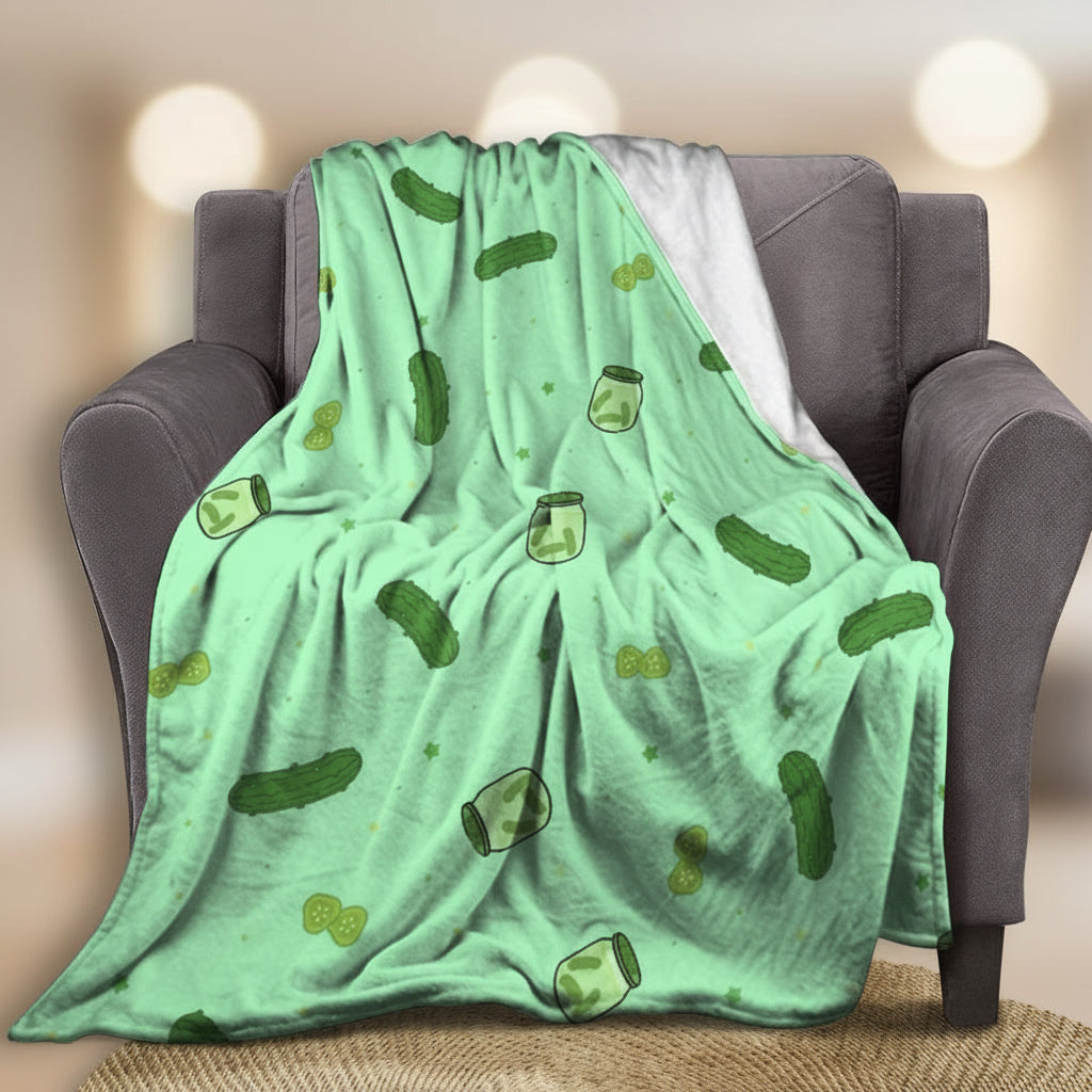 Pretty Pickles - Flannel Fleece Blanket-40"x50"