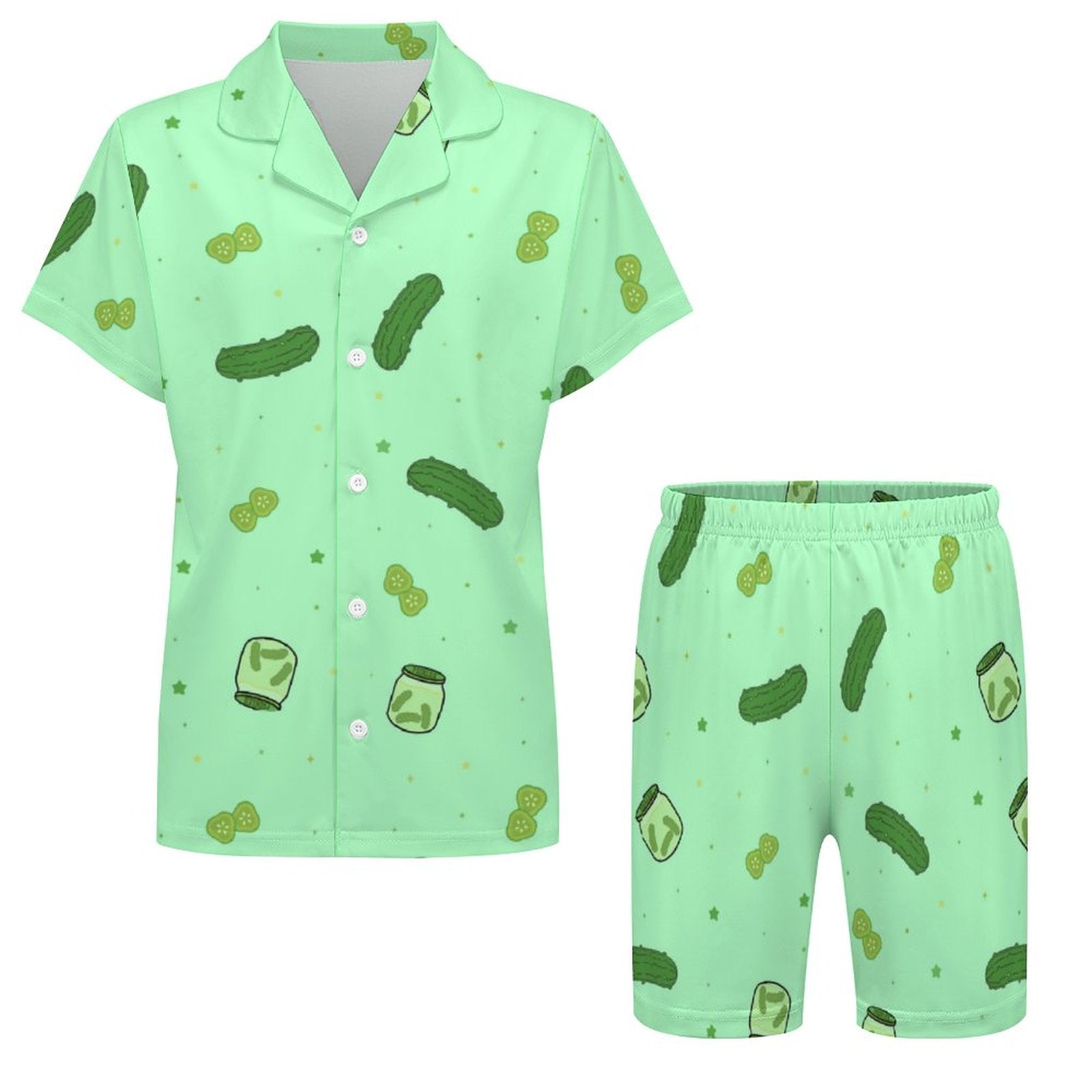 Pretty Pickles -Kids short sleeve pajama set