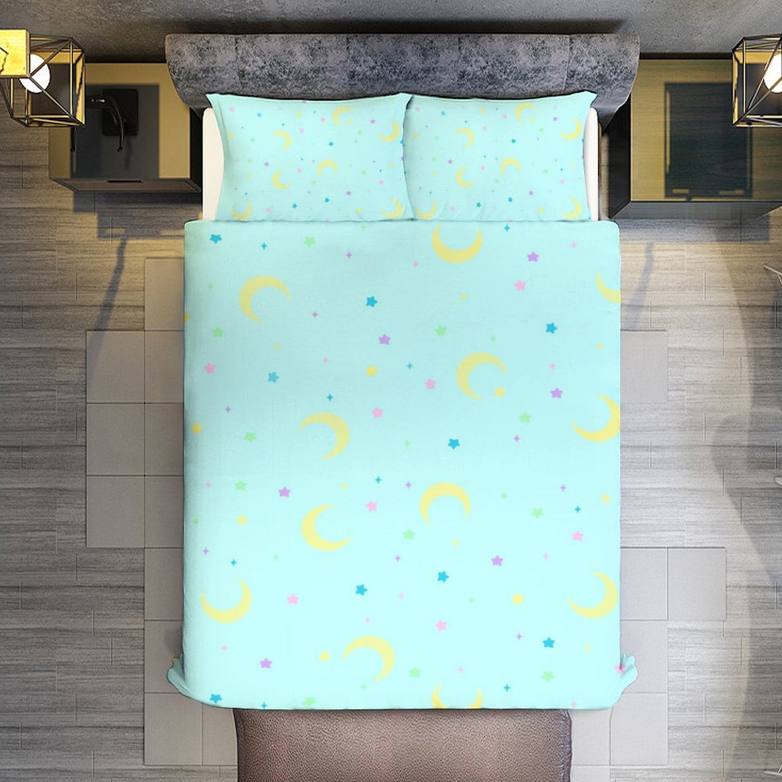 Pastel Nights - 3-Piece Bedding Set - Twin