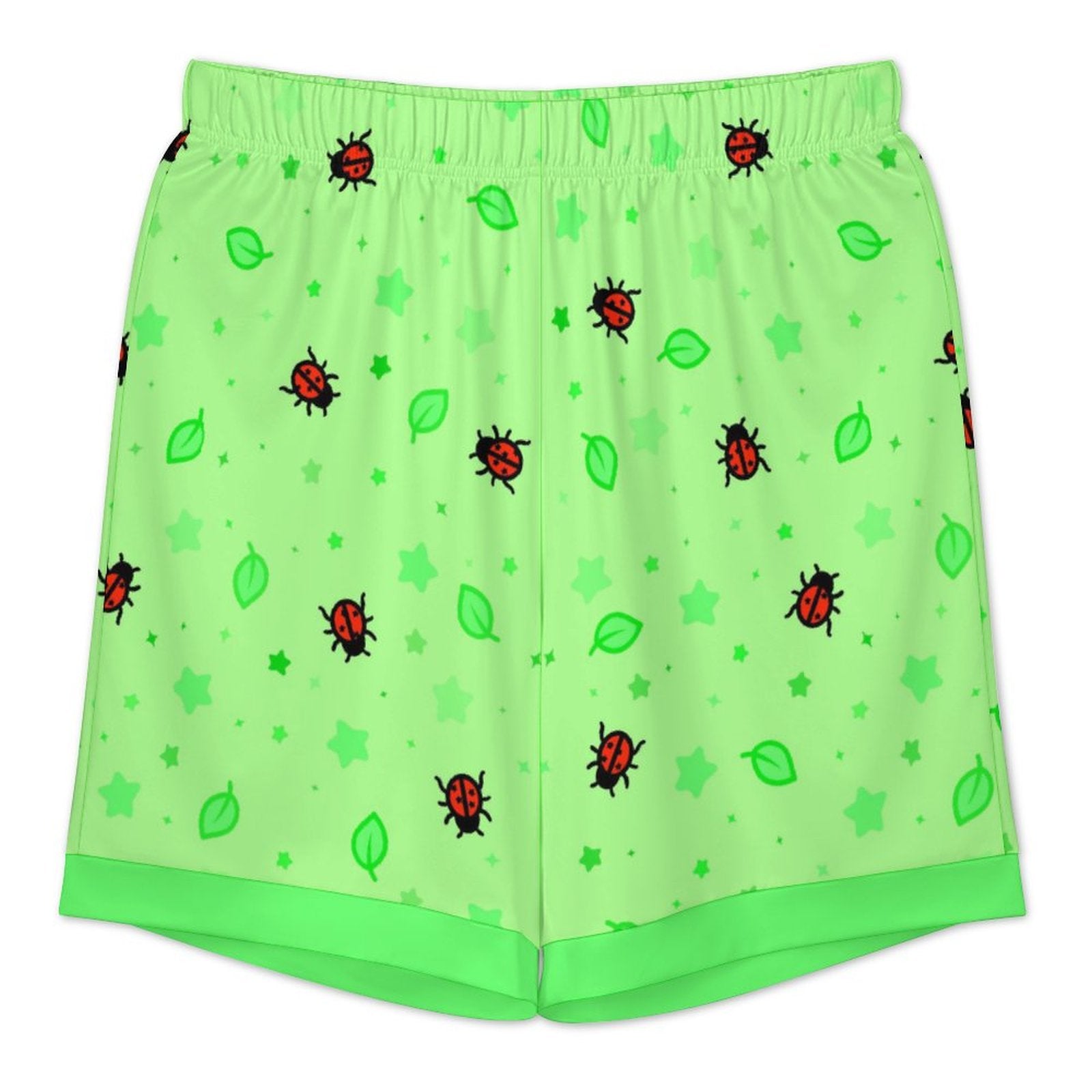 Ladybirdzzz - Men's Ice Silk Short Sleeve Pajama Set