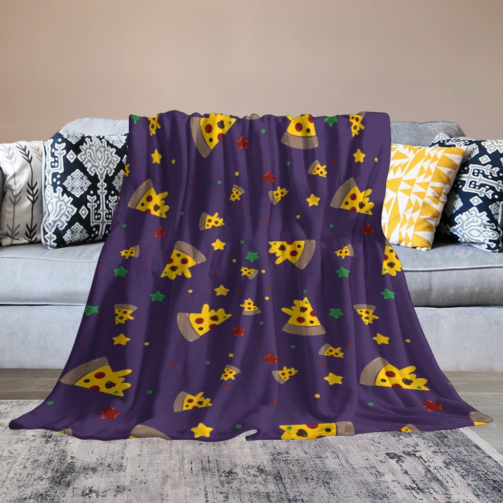 Pizzza Dreams - Flannel Blanket-40"x50"