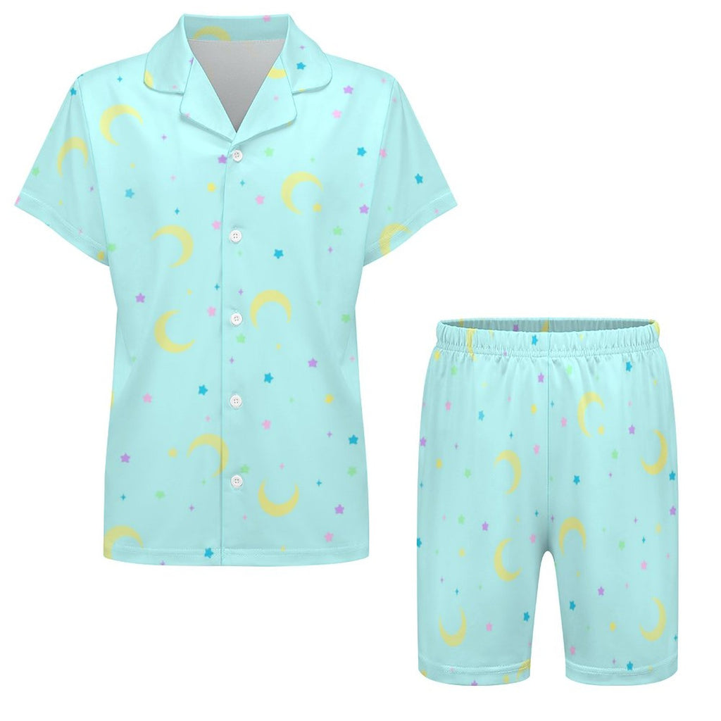 Pastel Nights - Kids short sleeve pajama set