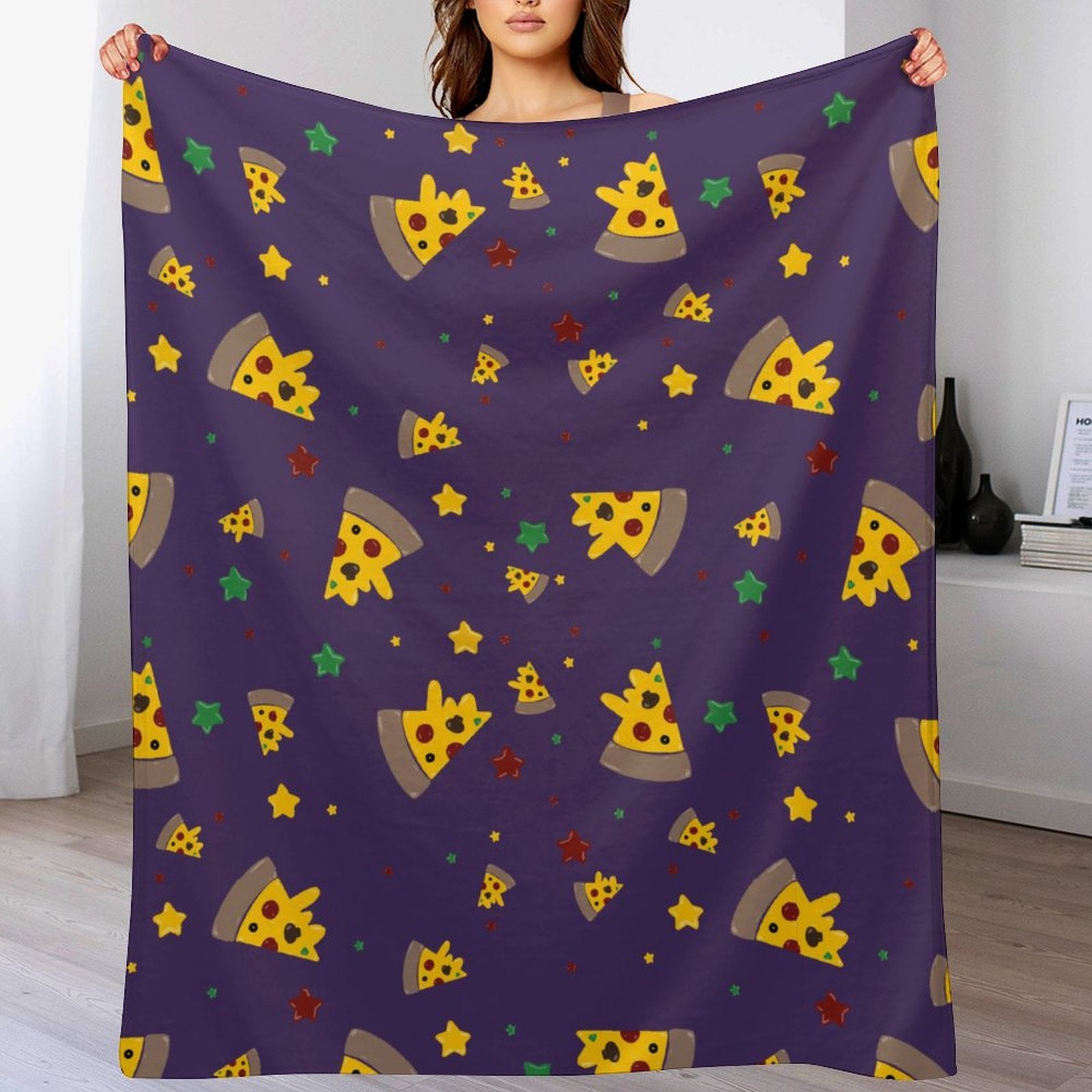 Pizzza Dreams - Flannel Blanket-70"x80"