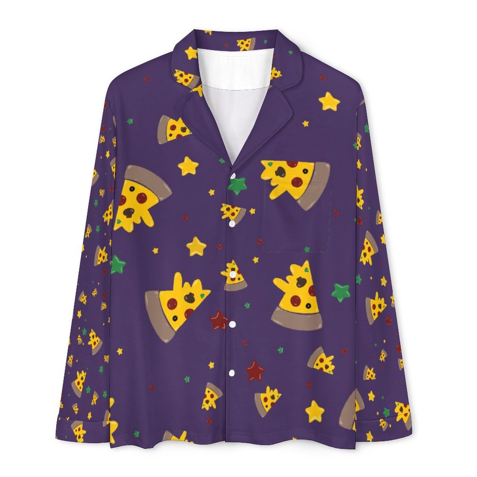 Pizzza Dreams - Men’s long sleeve pajama set