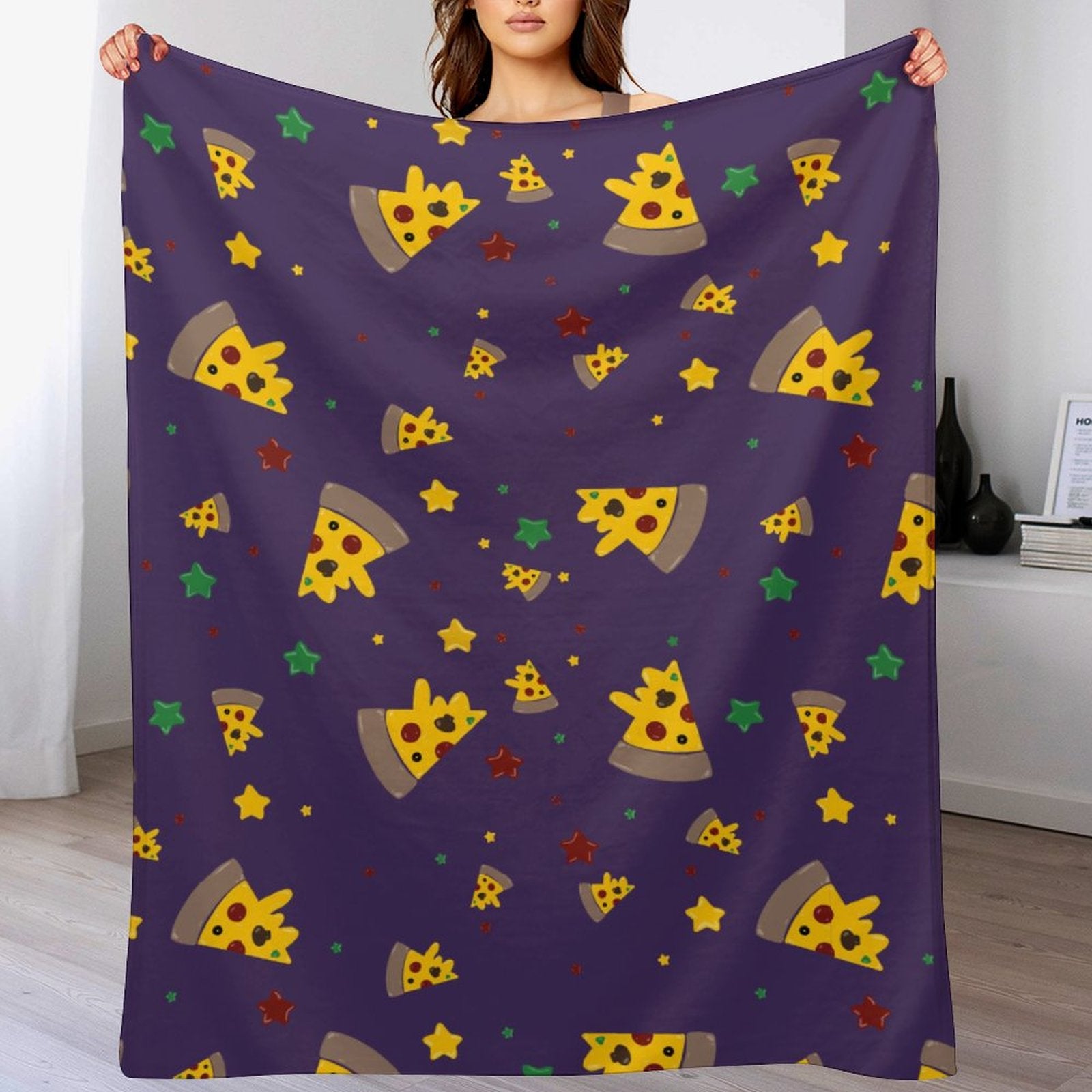 Pizzza Dreams - Flannel Blanket-40"x50"