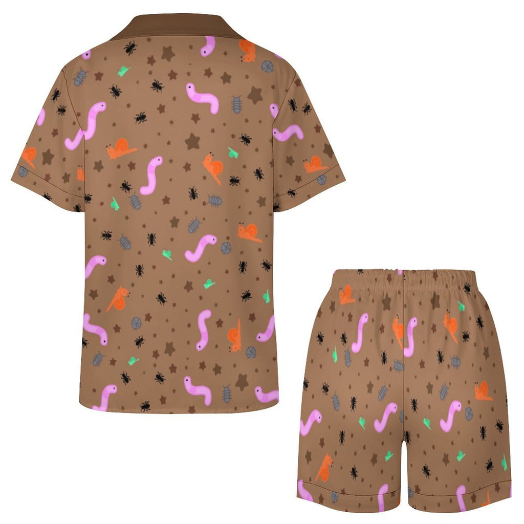 Mud Pie Midnightzzz - Women’s Satin Pajama Set