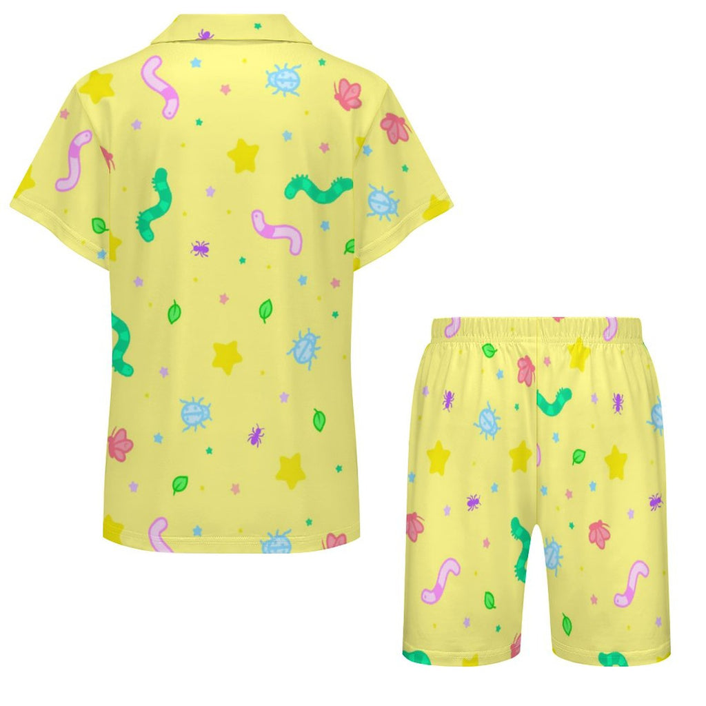 Wormy Wishezzz - Kids' short sleeve Pajama Set