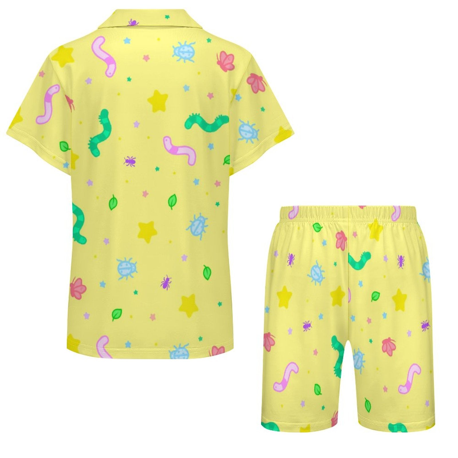 Wormy Wishezzz - Kids' short sleeve Pajama Set