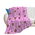 Chocolate Chip Dreams - Flannel Fleece Blanket-40"x50"