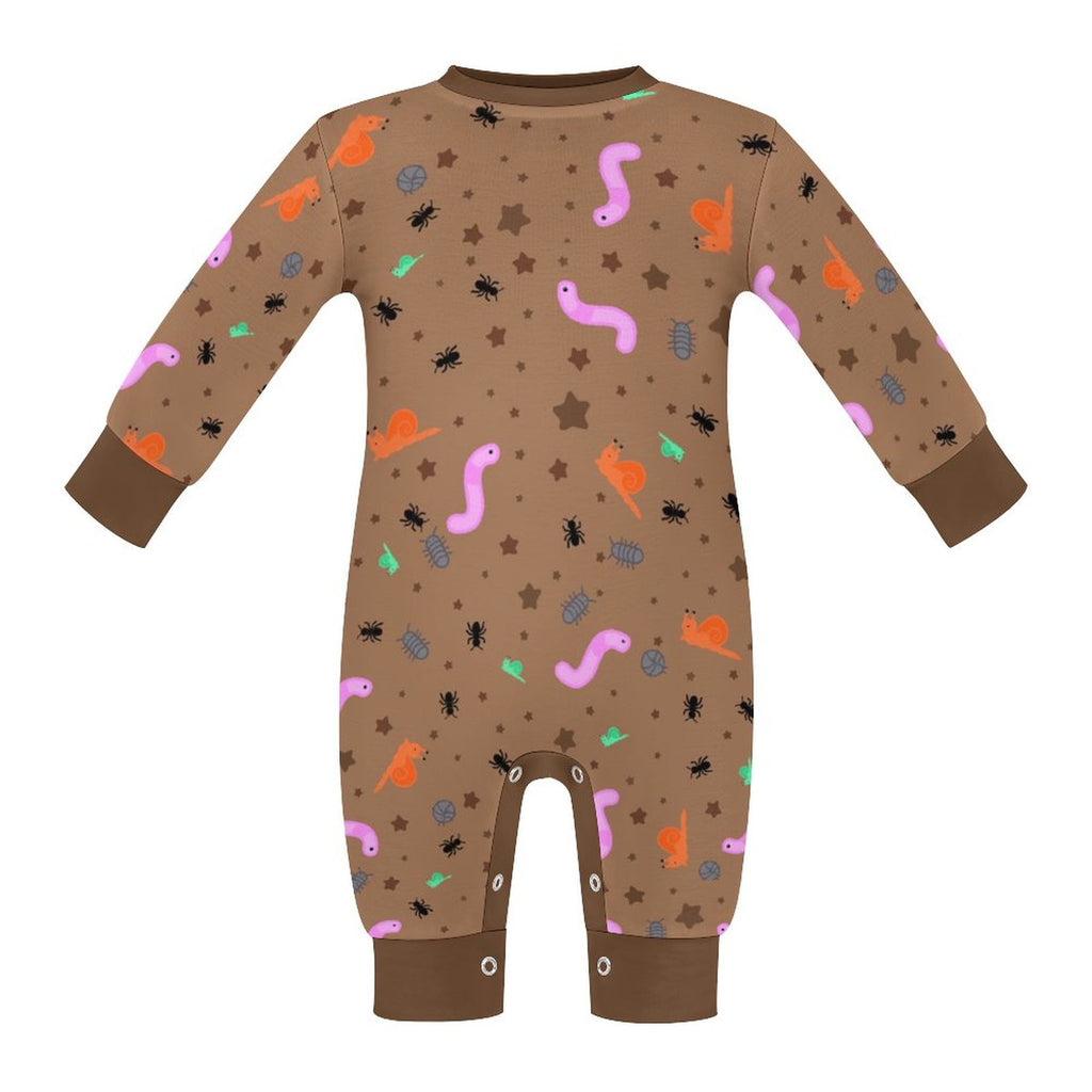 Mud Pie Midnightzzz - Long Sleeve Baby Romper