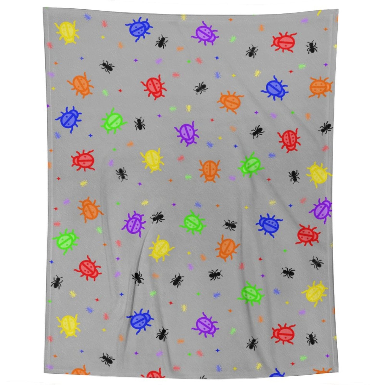Doodle Bugzzz - Flannel Blanket-40"x50"