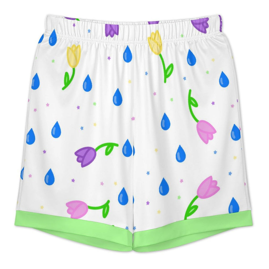 Petal Dripzzz - Men's Ice Silk Short Sleeve Pajama Set