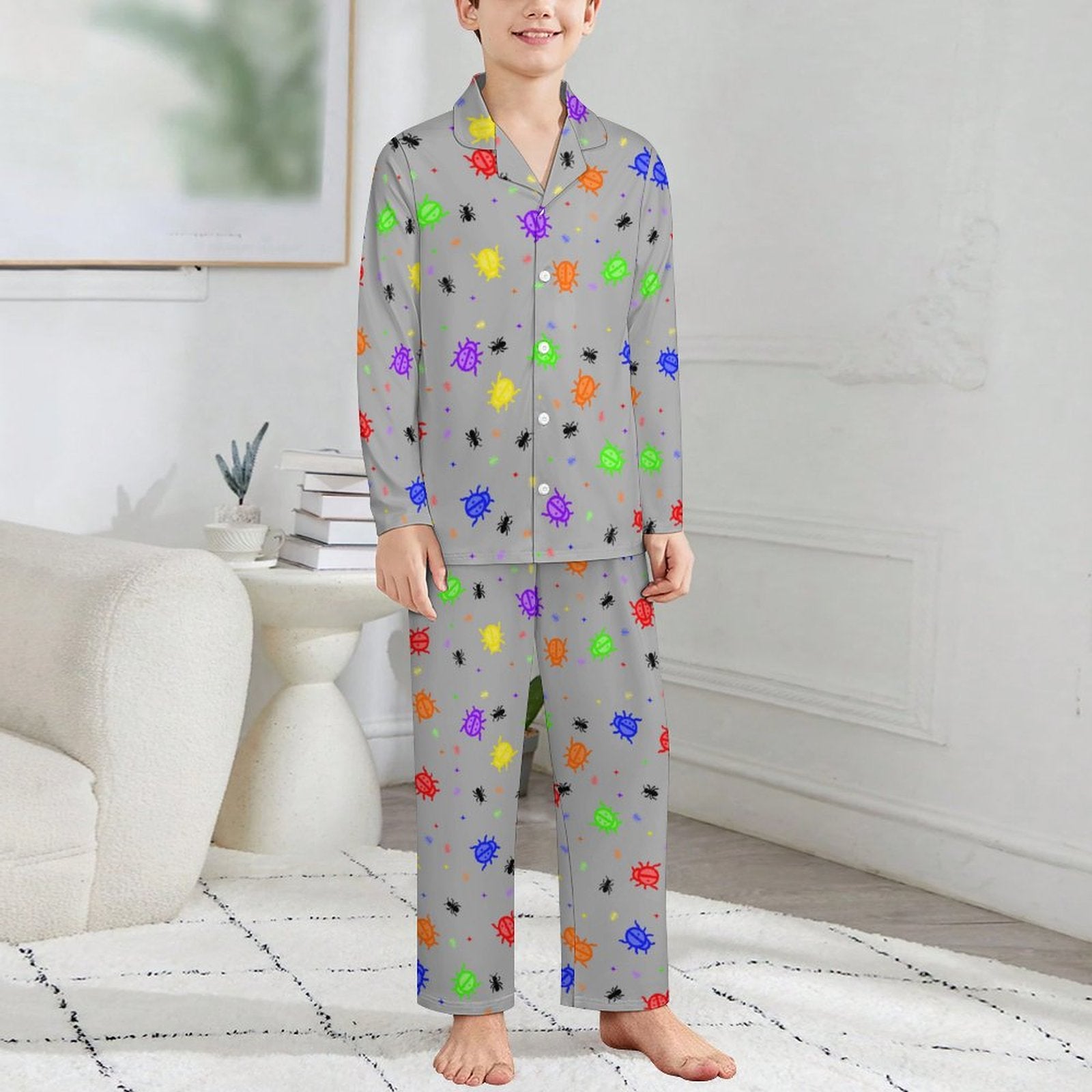 Doodle Bugzzz - Long Sleeve Kid Pajama Set