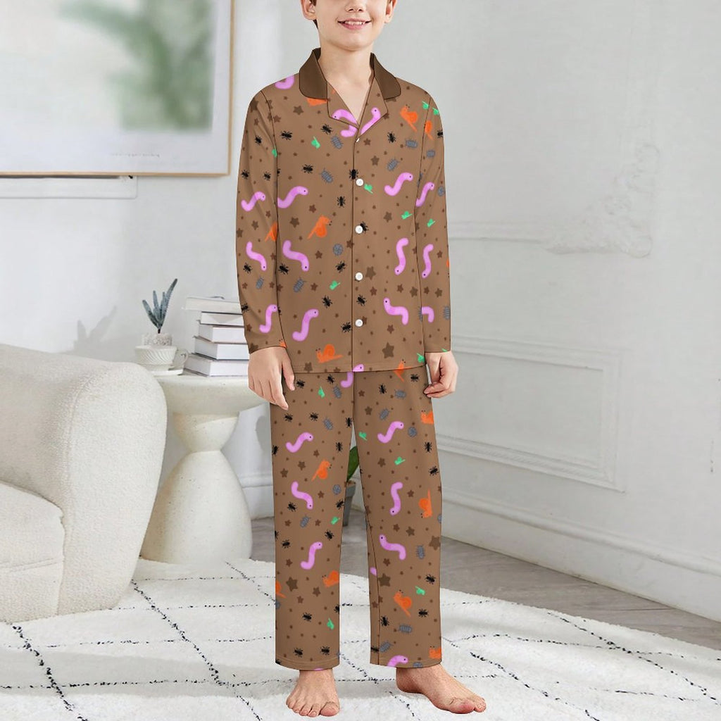 Mud Pie Midnightzzz - Long Sleeve Kid Pajama Set