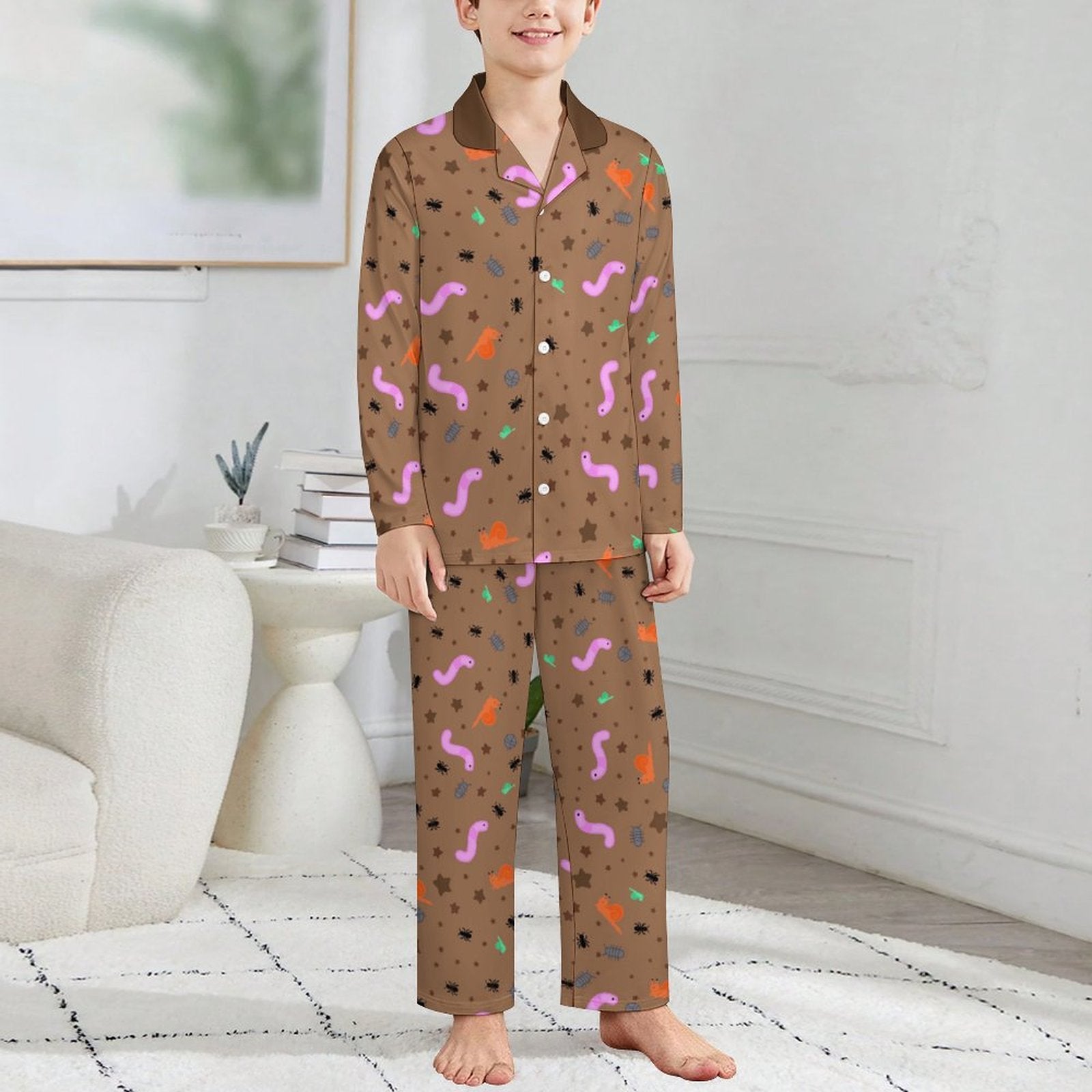 Mud Pie Midnightzzz - Long Sleeve Kid Pajama Set