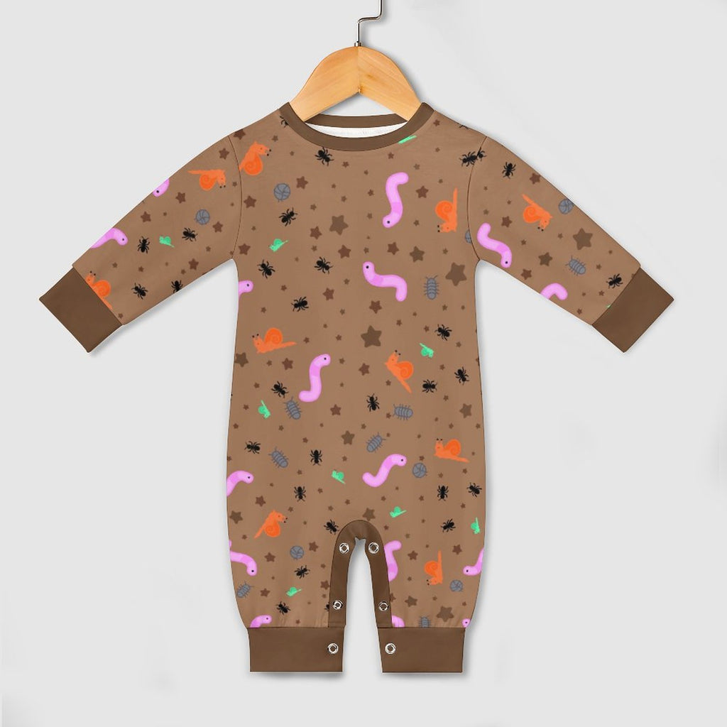 Mud Pie Midnightzzz - Long Sleeve Baby Romper