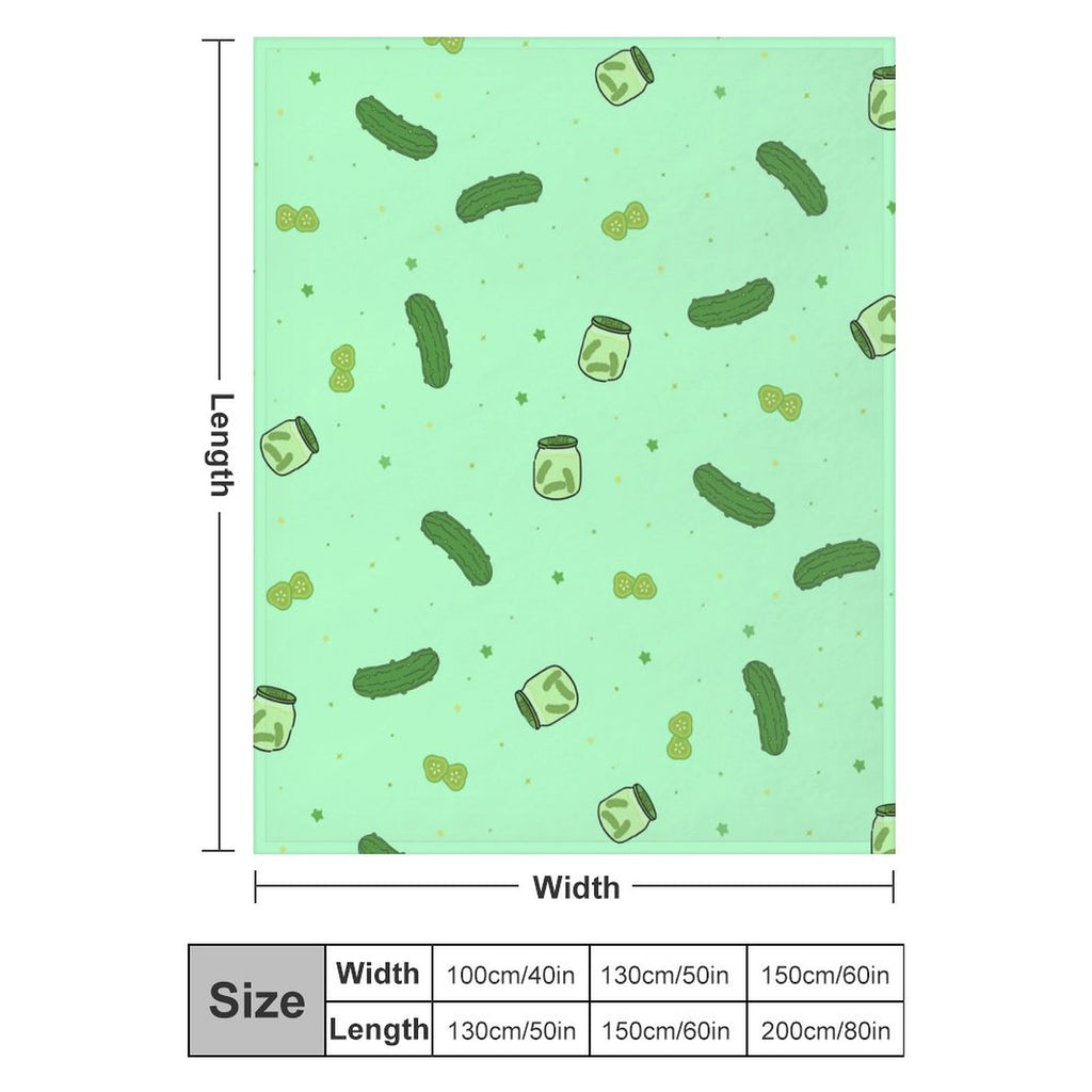 Pretty Pickles - Flannel Fleece Blanket-40"x50"
