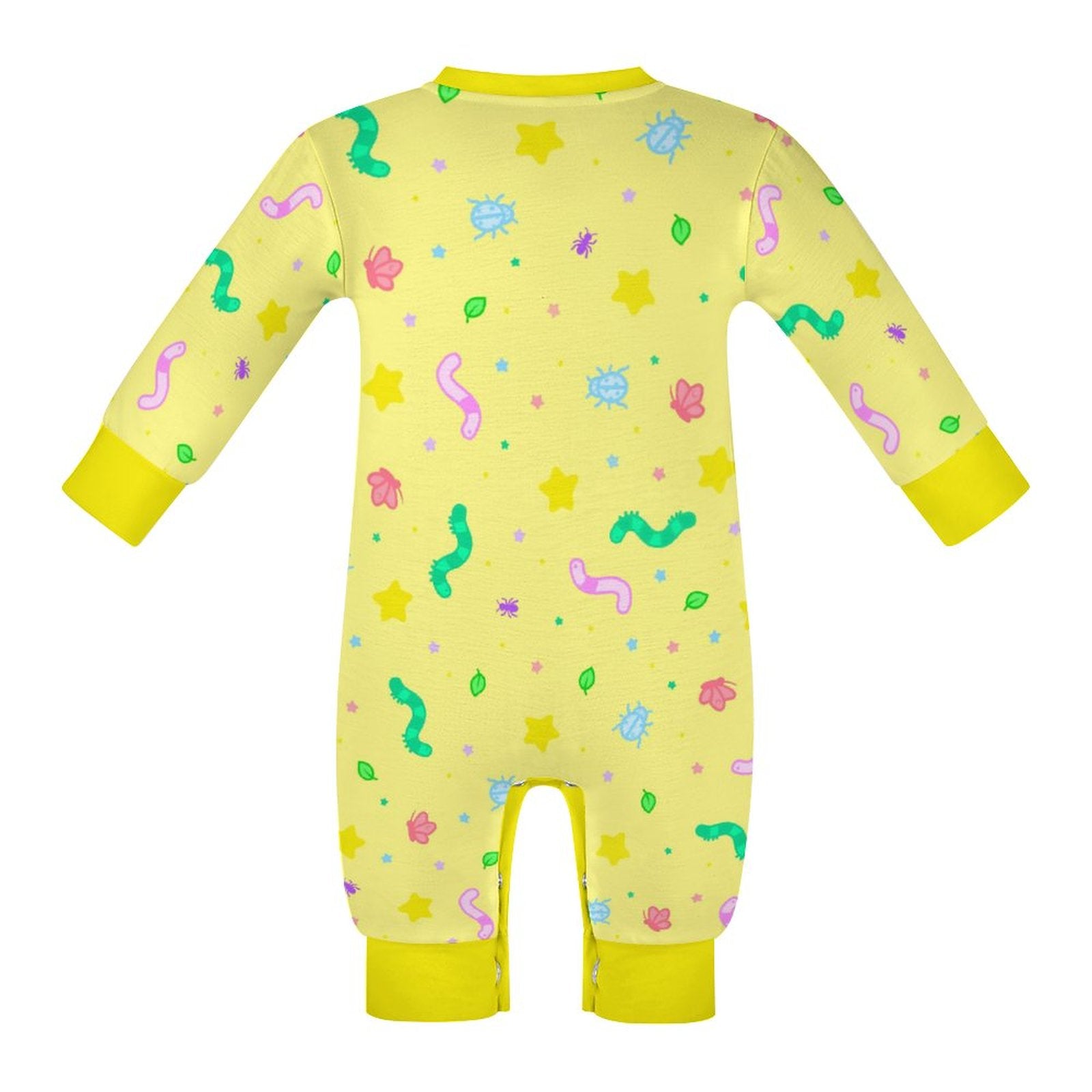 Wormy Wishezzz - Long Sleeve Baby Romper