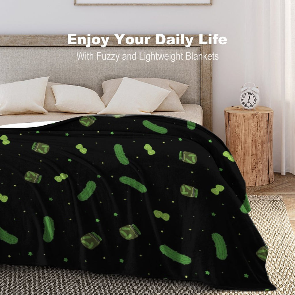 Pretty Pickles -  Flannel Fleece Blanket-40"x50"
