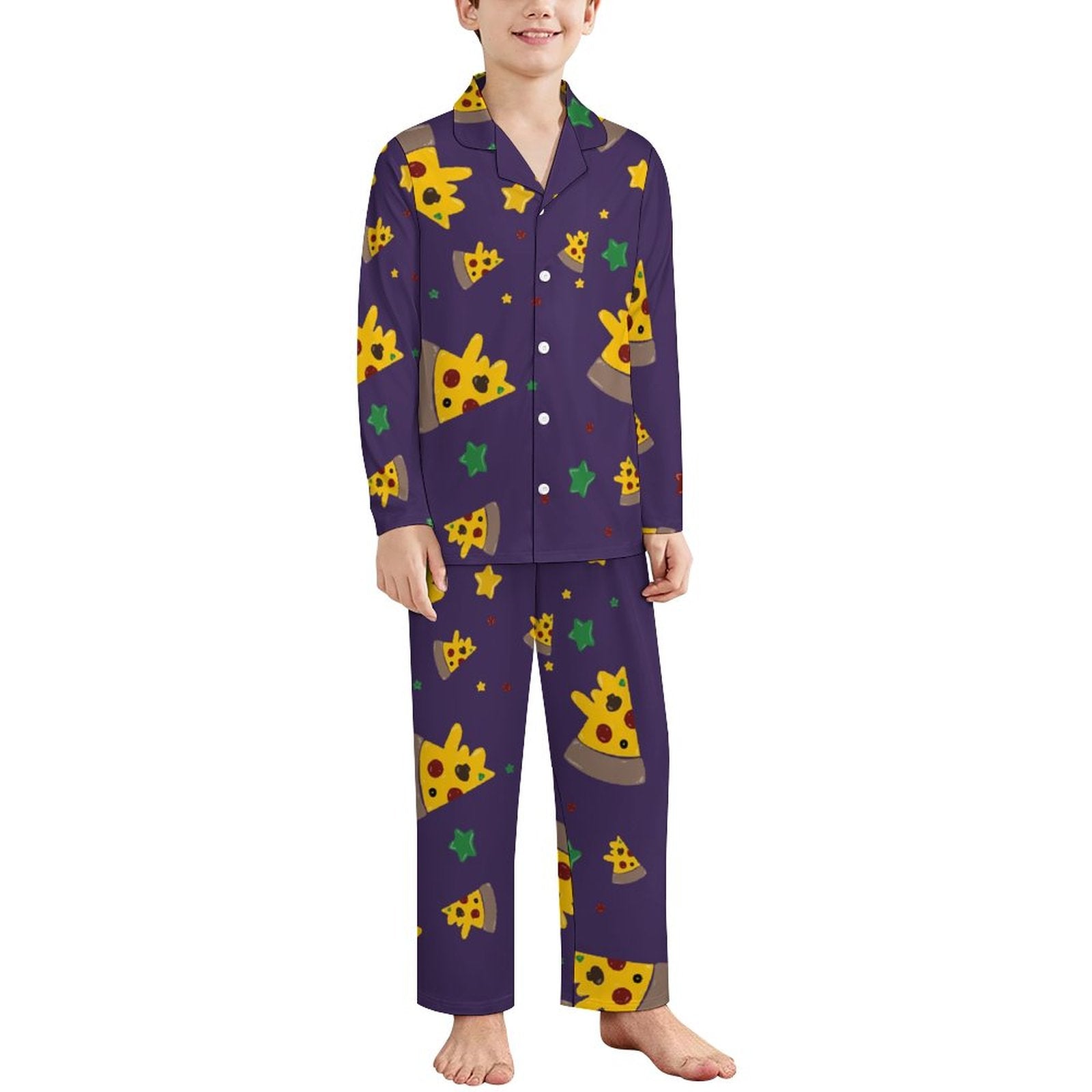 Pizzza Dreams - Kids Long Sleeve Pajama Set