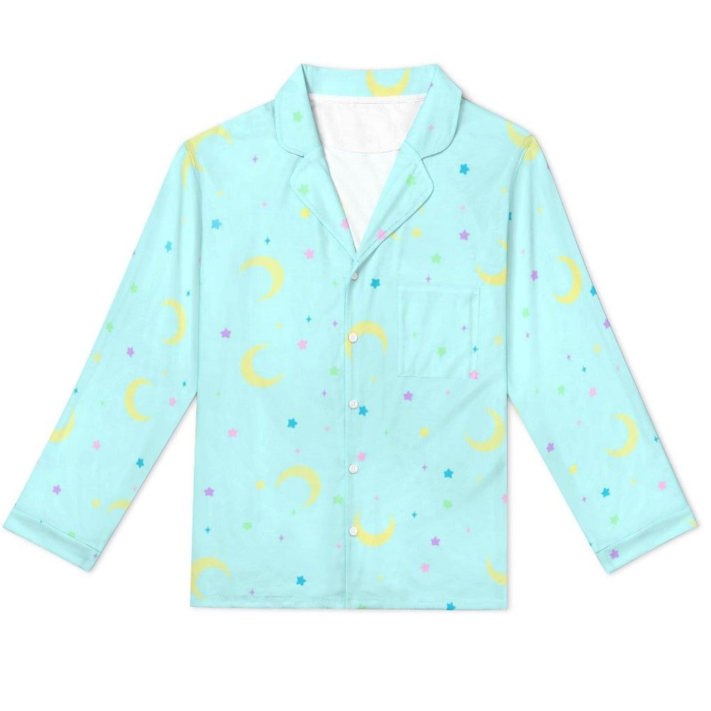Pastel Nights - Mens long sleeve pajama set