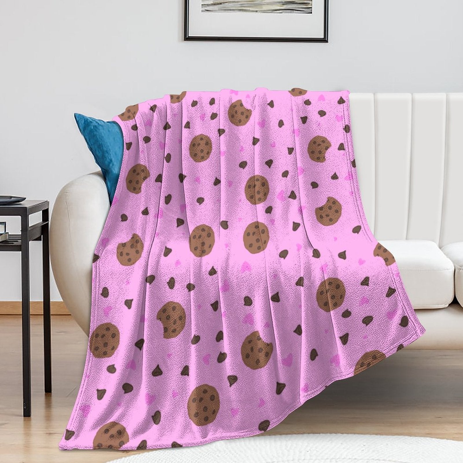 Chocolate Chip Dreams - Flannel Fleece Blanket-40"x50"