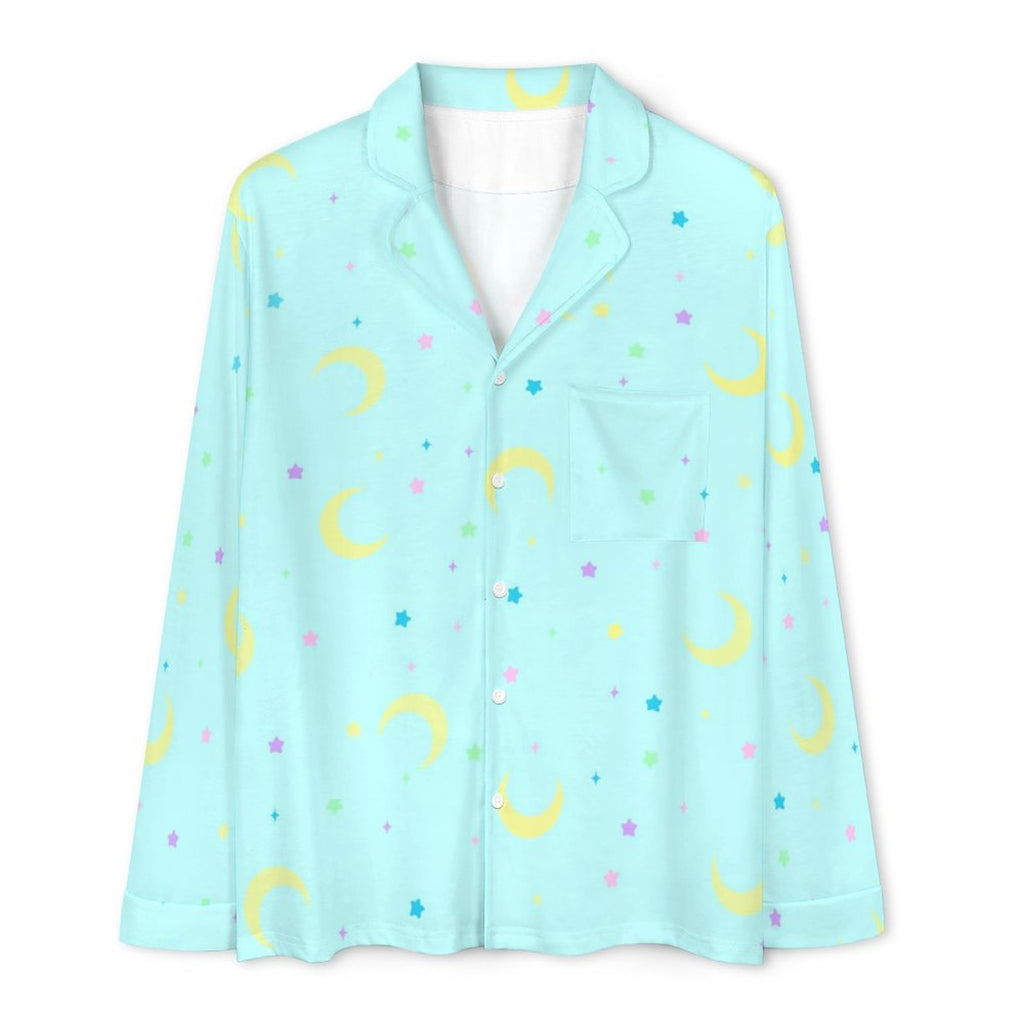 Pastel Nights - Mens long sleeve pajama set
