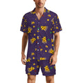 Pizzza Dreams -  Men’s short sleeve pajama set