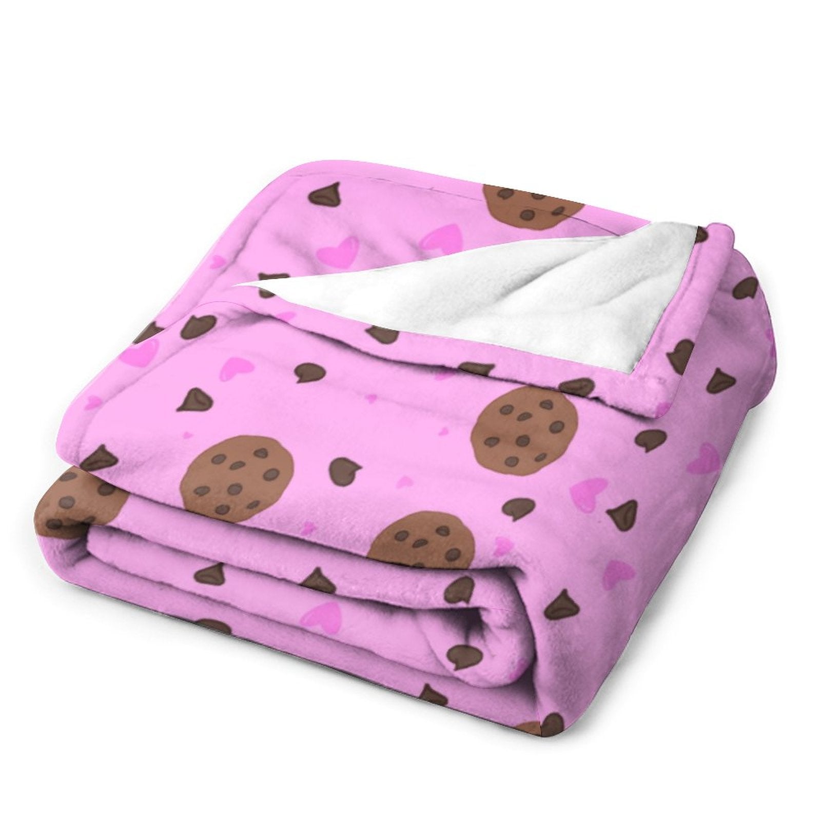 Chocolate Chip Dreams - Flannel Fleece Blanket-40"x50"