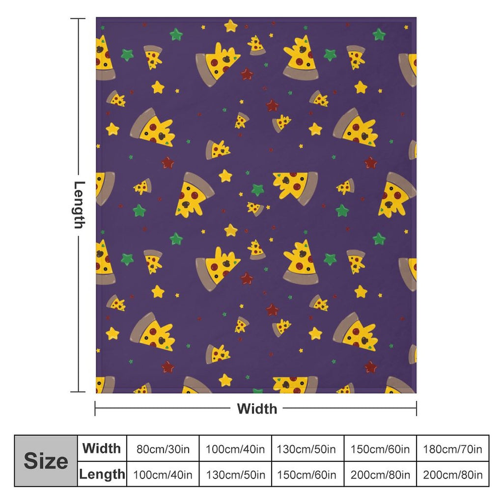 Pizzza Dreams - Flannel Blanket-70"x80"