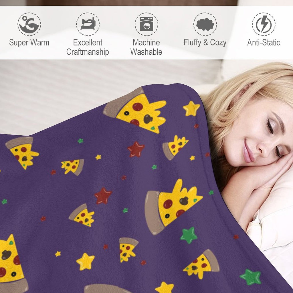 Pizzza Dreams - Flannel Blanket-70"x80"