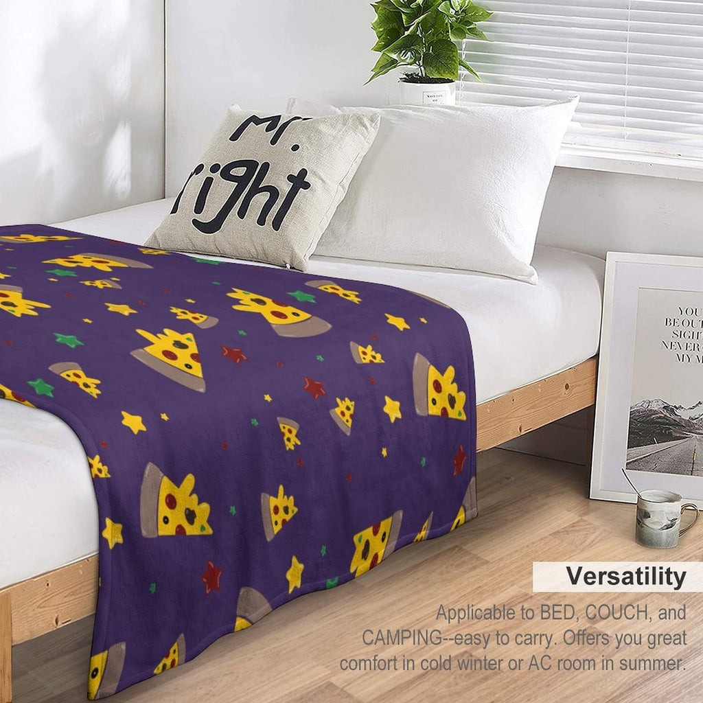 Pizzza Dreams - Flannel Blanket-70"x80"