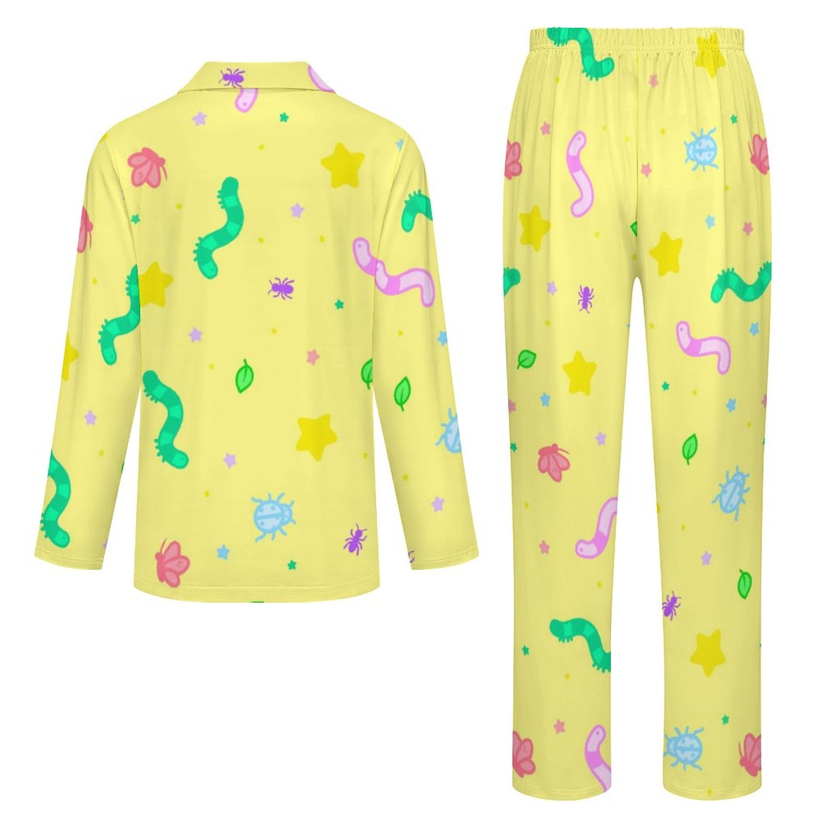 Wormy Wishezzz - Long Sleeve Kid Pajama Set