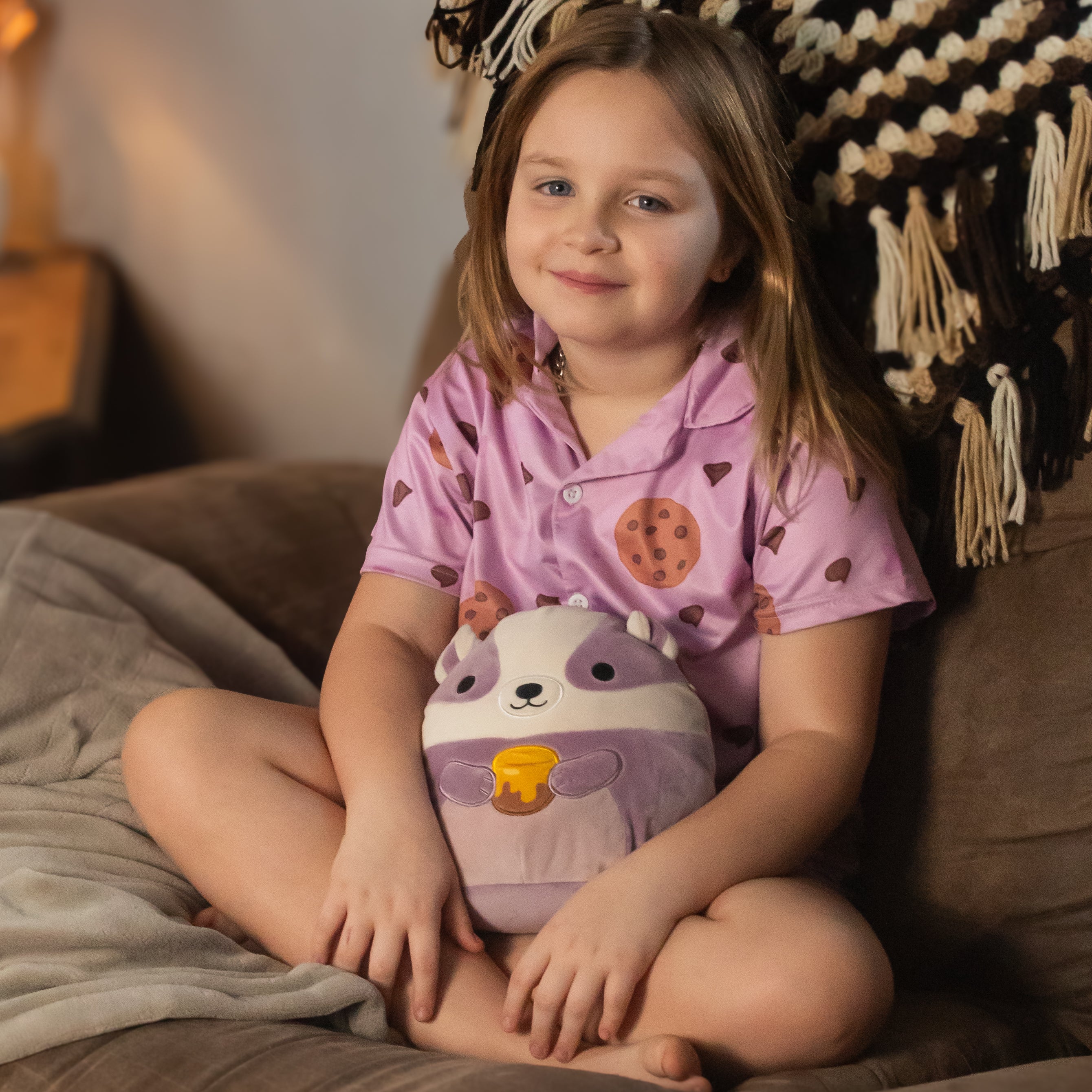 Chocolate Chip Dream -Kids short sleeve pajama set