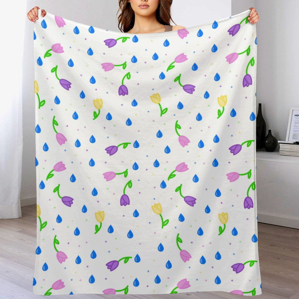 Petal Dripzzz - Flannel Blanket-40"x50"