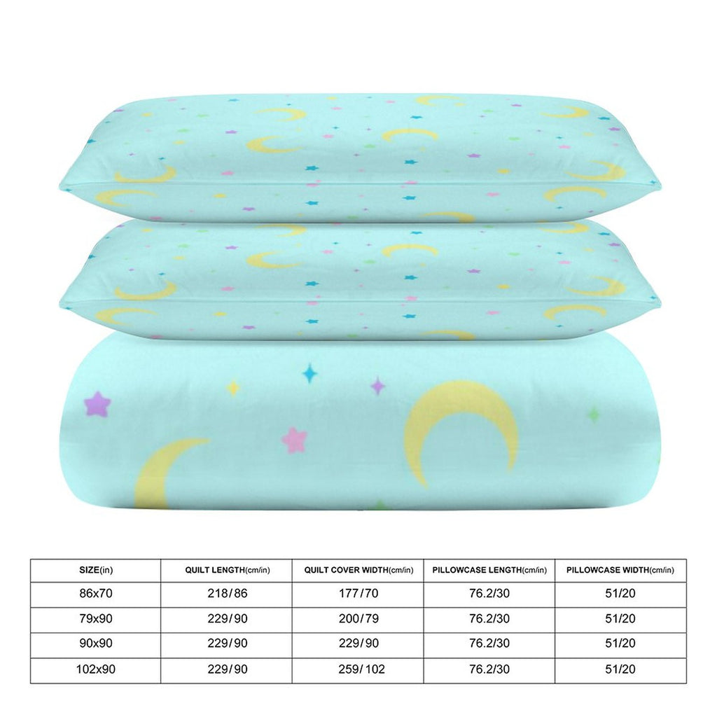 Pastel Nights - 3-Piece Bedding Set - Twin