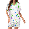 Petal Dripzzz -  Women’s Satin Pajama Set