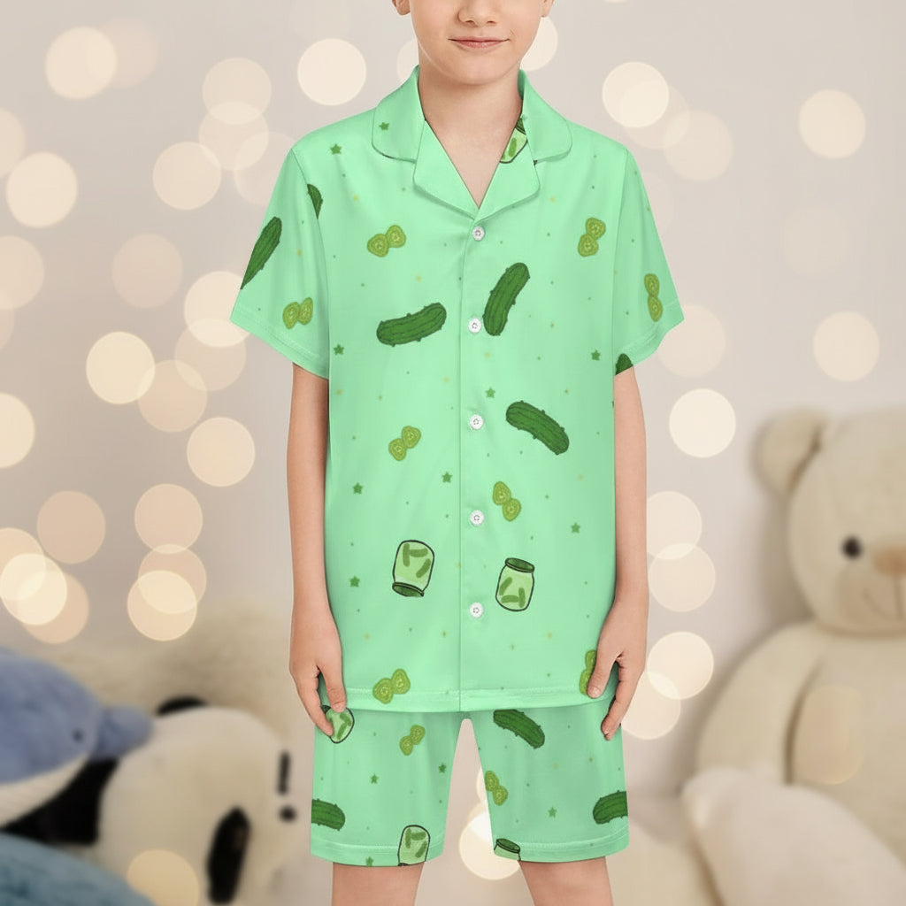 Pretty Pickles -Kids short sleeve pajama set