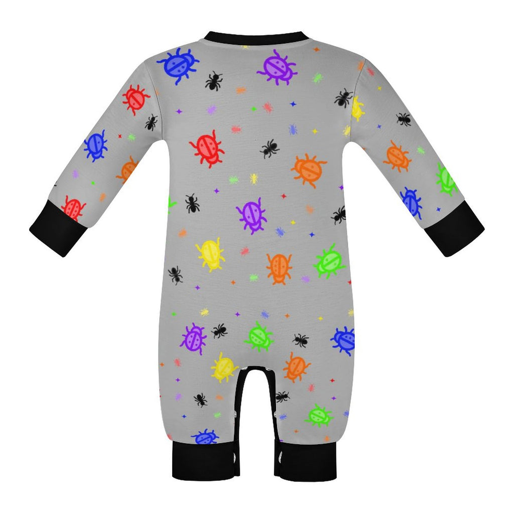 Doodle Bugzzz - Long Sleeve Baby Romper