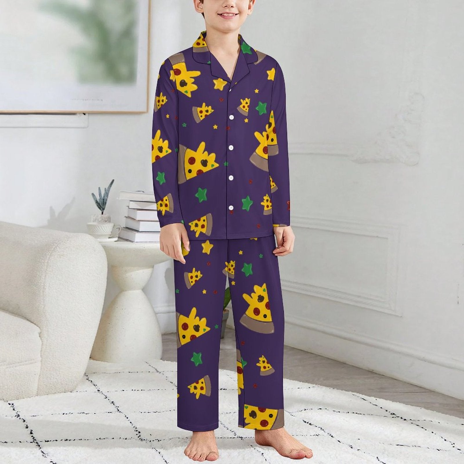 Pizzza Dreams - Kids Long Sleeve Pajama Set