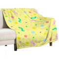 Wormy Wishezzz - Flannel Blanket-40"x50"