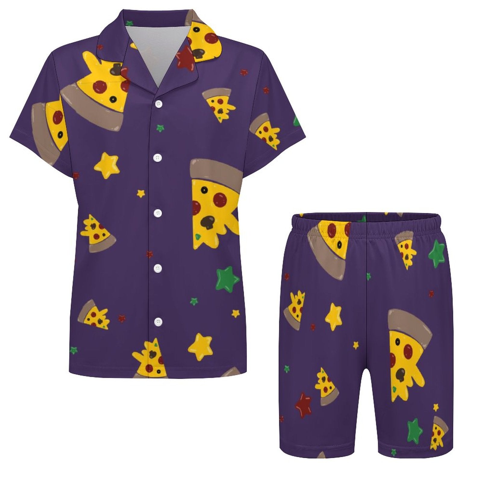 Pizzza Dreams - Kids' short sleeve Pajama Set