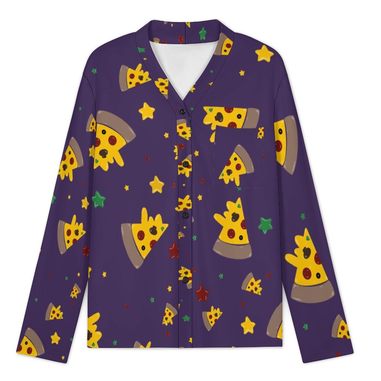 Pizzza Dreams - Women’s long sleeve pajama set