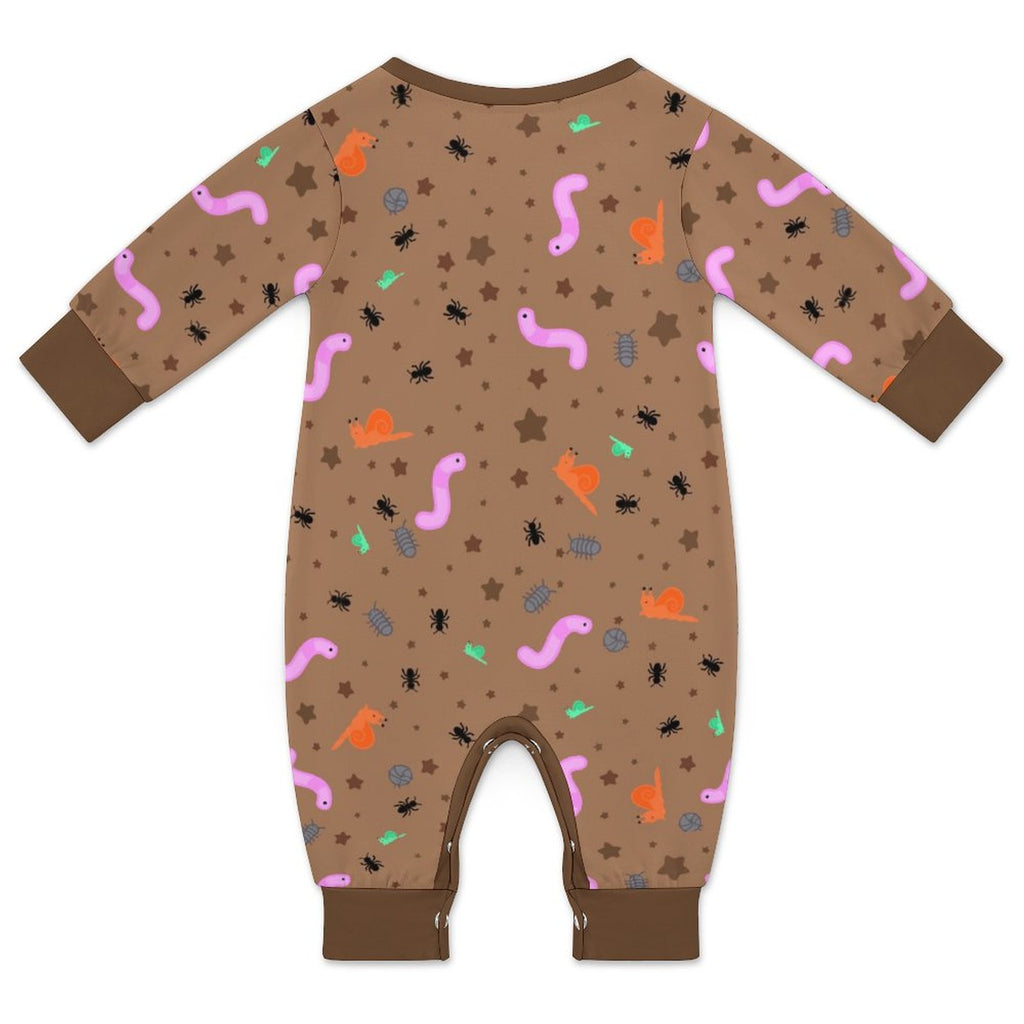 Mud Pie Midnightzzz - Long Sleeve Baby Romper