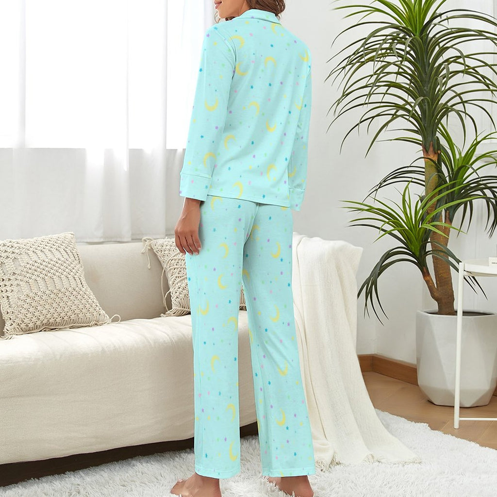 Pastel Nights - Women’s long sleeve pajama set