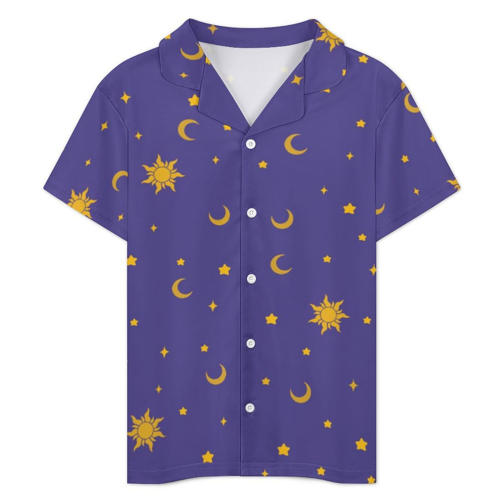 Celestial Dreams-Kids short sleeve pajama set