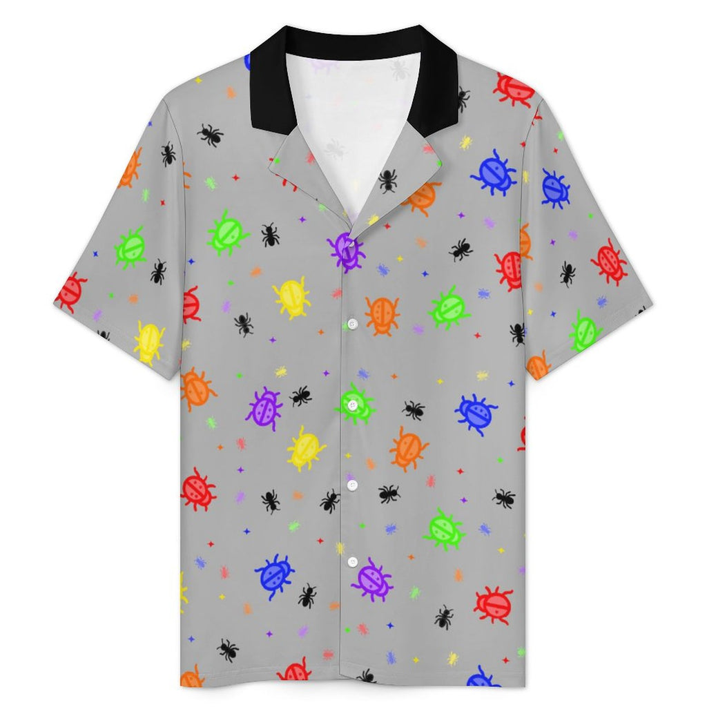 Doodle Bugzzz - Men's Ice Silk Short Sleeve Pajama Set