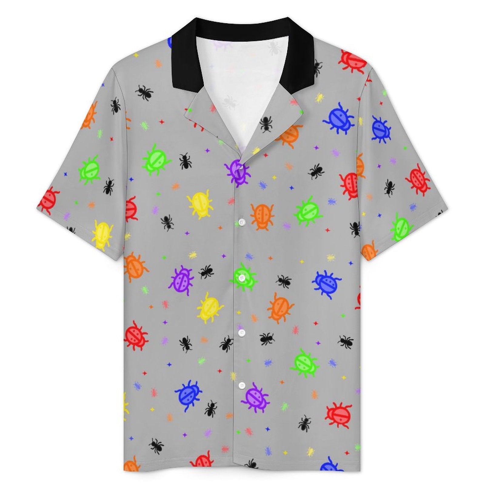 Doodle Bugzzz - Men's Ice Silk Short Sleeve Pajama Set