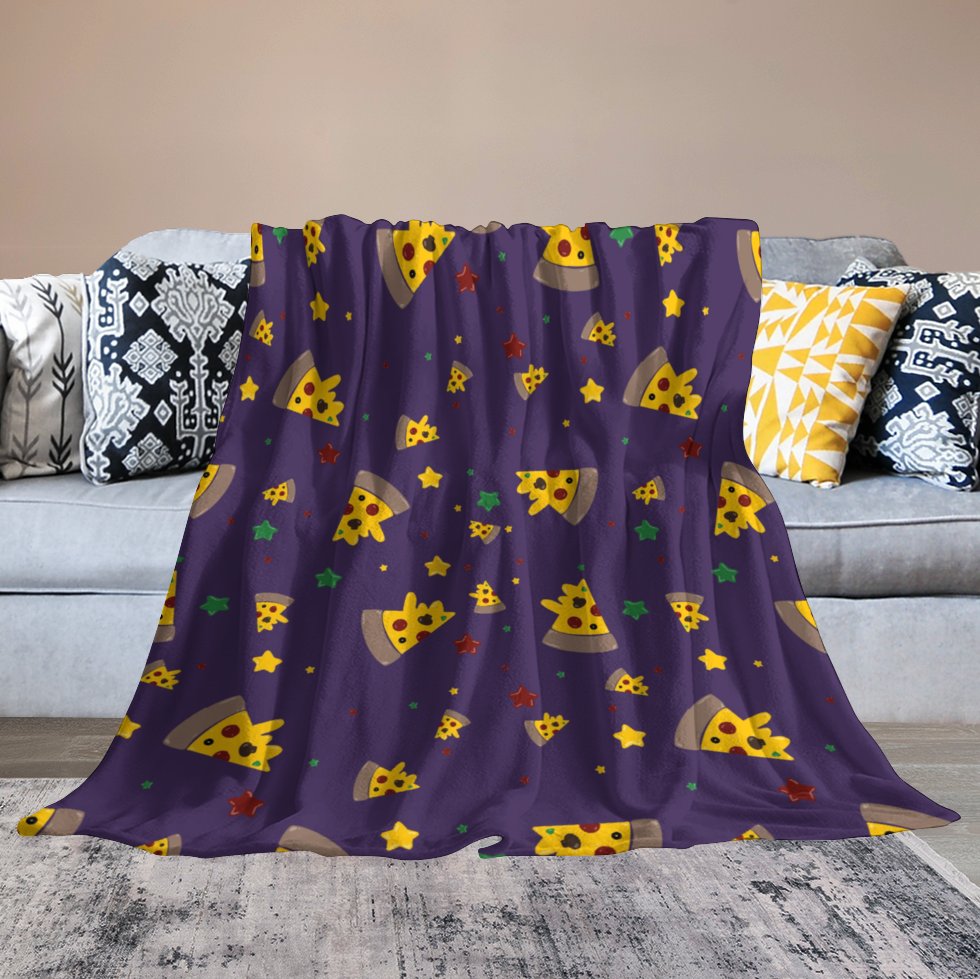 Pizzza Dreams - Flannel Blanket-70"x80"